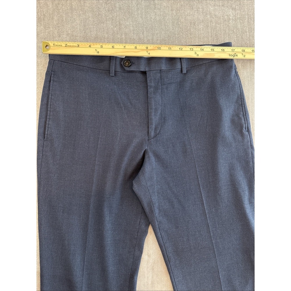 Ralph Lauren Pants Mens 34x30 Navy Blue Slim Fit Stretch Trousers Slacks Dress - Picture 3 of 8